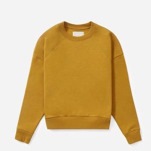 New Everlane Renew Sweatshirt in Brass, L